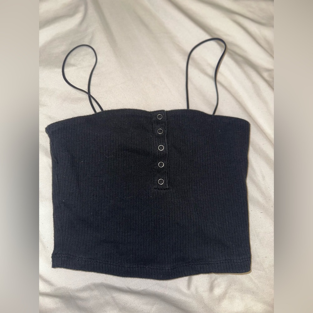 Black Women's Strapless Top XS